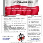 Plakat XII Szczawnicki Bieg Niepodległości